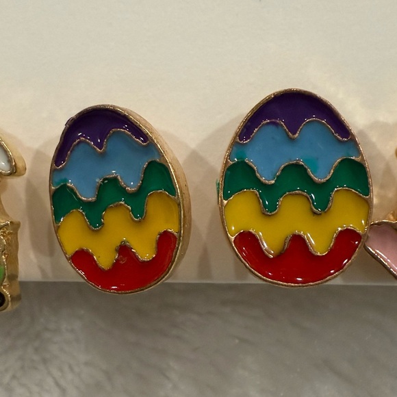Colorful Easter/Spring Fashion Earring Set - Picture 3 of 4